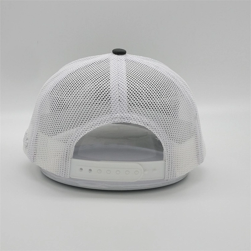 2019 OEM Dray Grey Truck Hat,3D Logo Embroidery Material Trucker Hat,Custom Mens Flex Fitted Trucker Caps