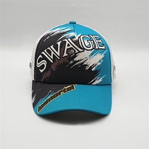 New Style Custom Printing Trucker Hip Hop Hats Caps,Cotton Mesh Material Trucker Caps  Logo,Women Flat Bill Baseball Polyester
