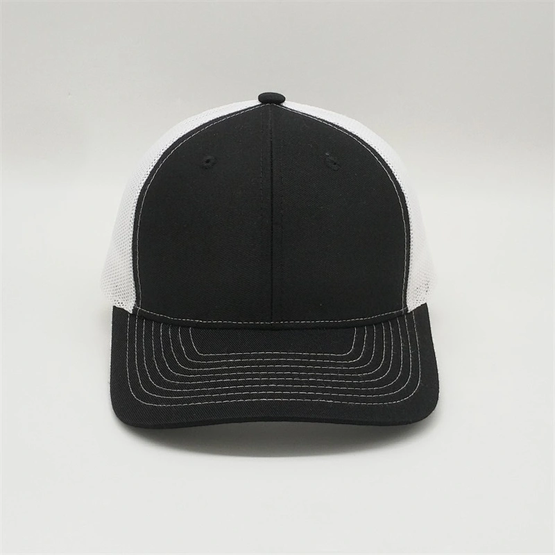 Top Quality Men Women Plain Pure Black Trucker Hats,Custom Cotton Twill Truck Caps,6 Panel Adjust Strap Back Hats