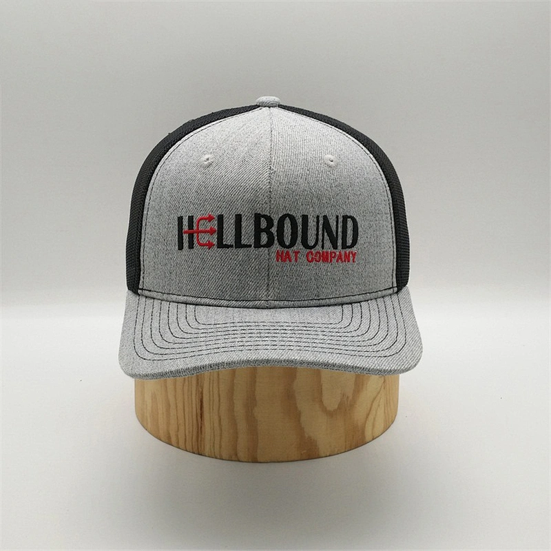 100% Cotton Adult Custom Embroidery Mesh Trucker Caps