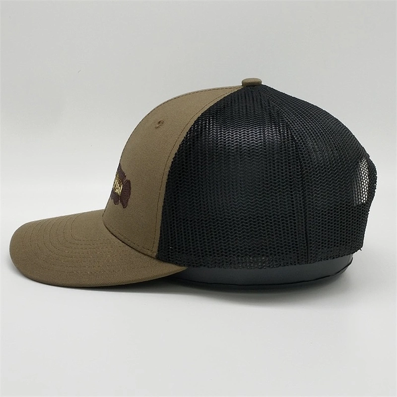 China Wholesale Curve Brim Yupoong Trucker Caps Olive Green Trucker Hats With Embroider Logo