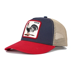 Wholesale Custom Animal Hat Embroidery Patch Trucker Cap