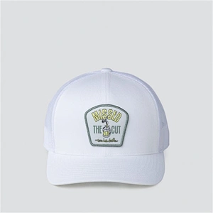 Promotional Custom White 6 Panel Cheap Mesh Trucker Cap Hat,Plain Embroidery Patch Trucker Logo Cap,Custom White Caps