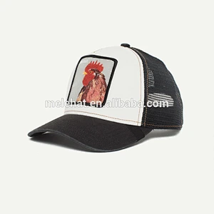 Custom Meidiney Variety Style Embroidery Animal Patch Mesh Back Trucker Hats