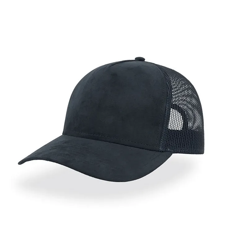 China Supplier Custom 6 Panel  Blank Suede Trucker Cap, Colorful Fashion Mesh Trucker Cap , Plain Adjustable Trucker Hat
