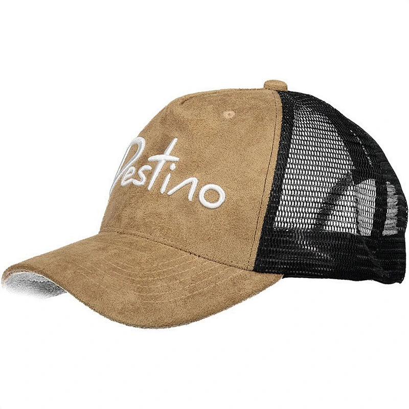 High Quality Customized Logo Structured Trucker Caps,5 Panel Paint Splatter Mesh Hats,3d Embroidery Suede Trucker Cap