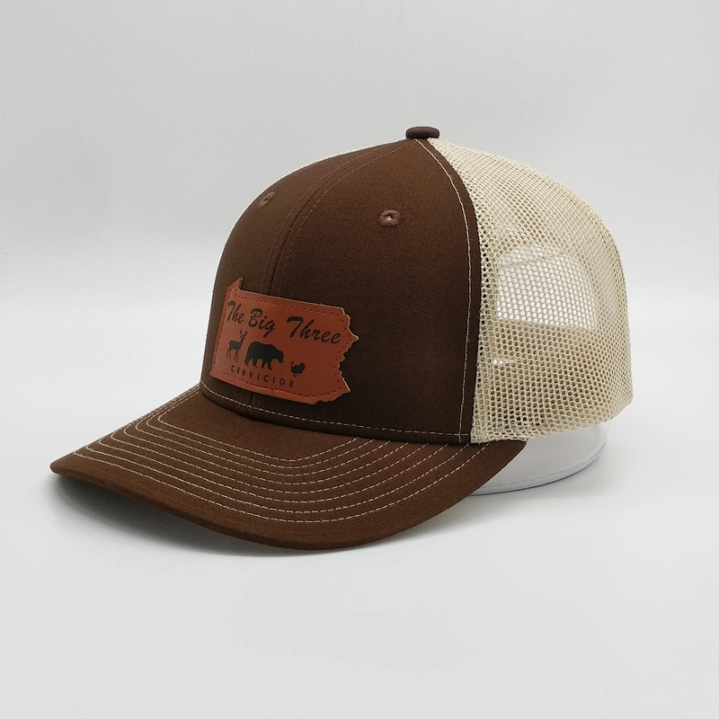 2019 Cheap Custom Cotton Embroidery Animal Logo Trucker Caps,6 Panel Navy Blue Baseball Hats,Black Mesh Trucker Hat