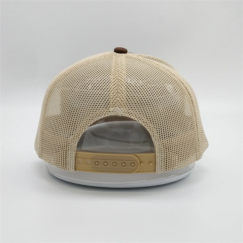 Wholesale Custom Logo Cotton Twill Snapback Hat Puff Embroidery Yupoong Trucker Cap With Logo