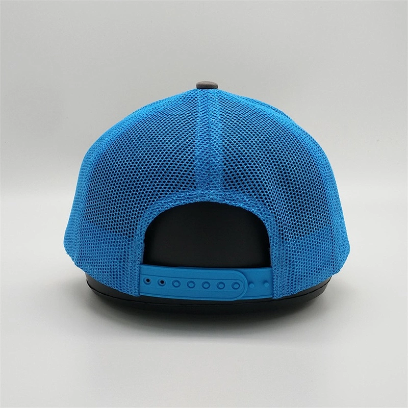 Best Quality Personality Trucker Hats,Custom 3d Logo Embroidery Caps,Dark Gray Blue Trucker Caps