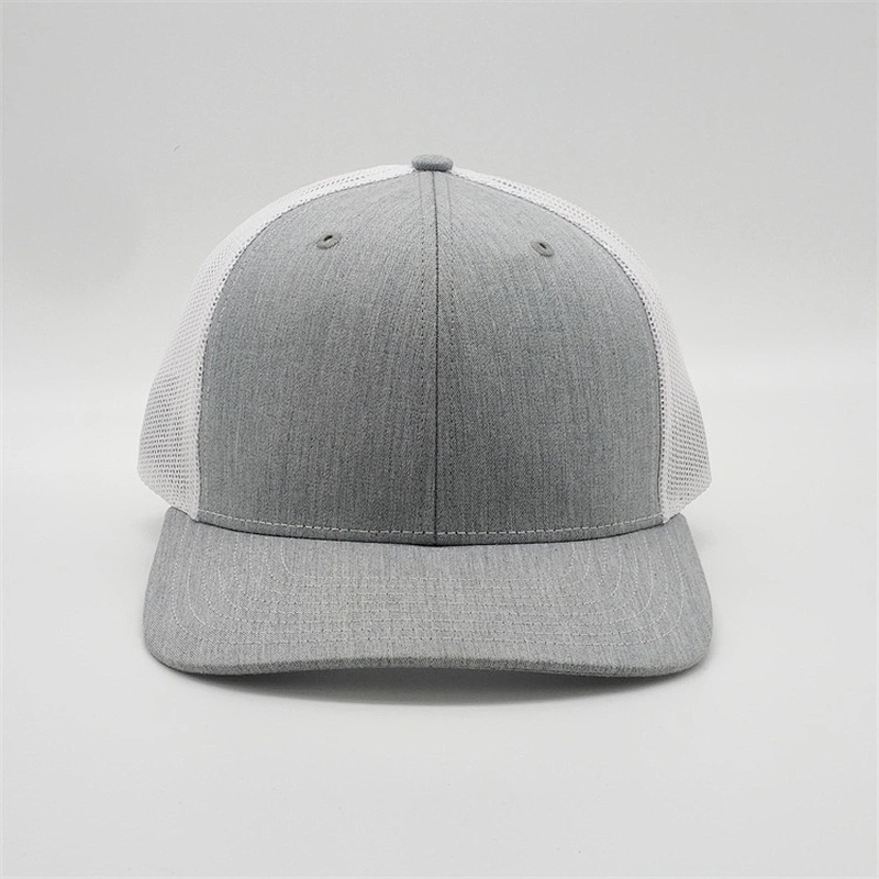 Customised Heather Grey Blank Trucker Hat,Plain White Mesh Snap Back Hat,Youth Yupoong Trucker Caps