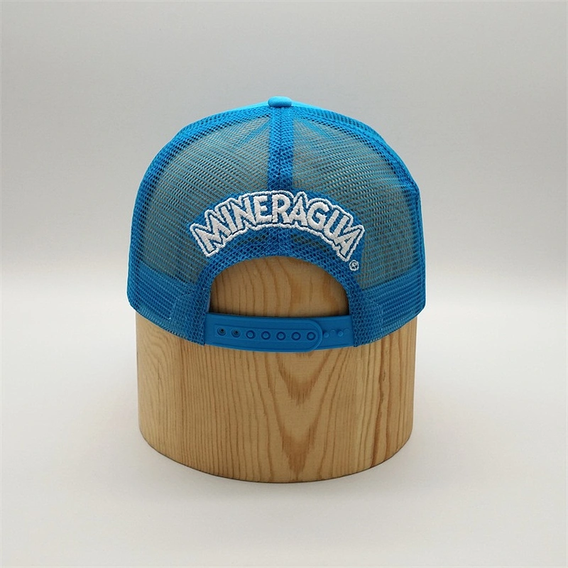 Foam Front Metal Printed Trucker Cap With Mesh