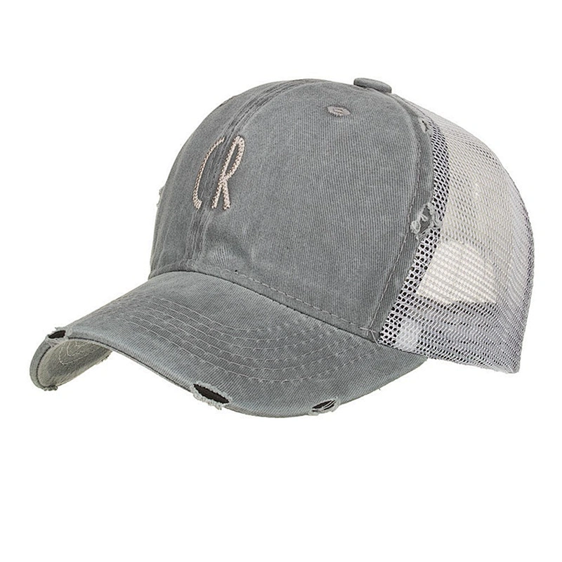 Cheap Price Curved Bill Jeans Trucker Hat,Vintage Distressed Denim Base ball Cap,Washed Embroidery Worn Out Baseball Hat