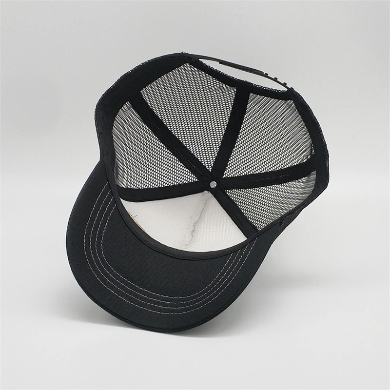 Wholesale Custom 5 Panel 3D Golden Embroidery Patch Foam Mesh fashion sports Trucker Caps Hat