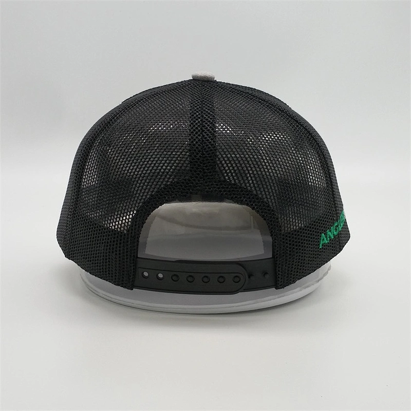 2019 New Custom Wholesale Embroidery Trucker Hats,6 Panel Mesh Baseball Cap,Heather Grey Blank Sports Hat