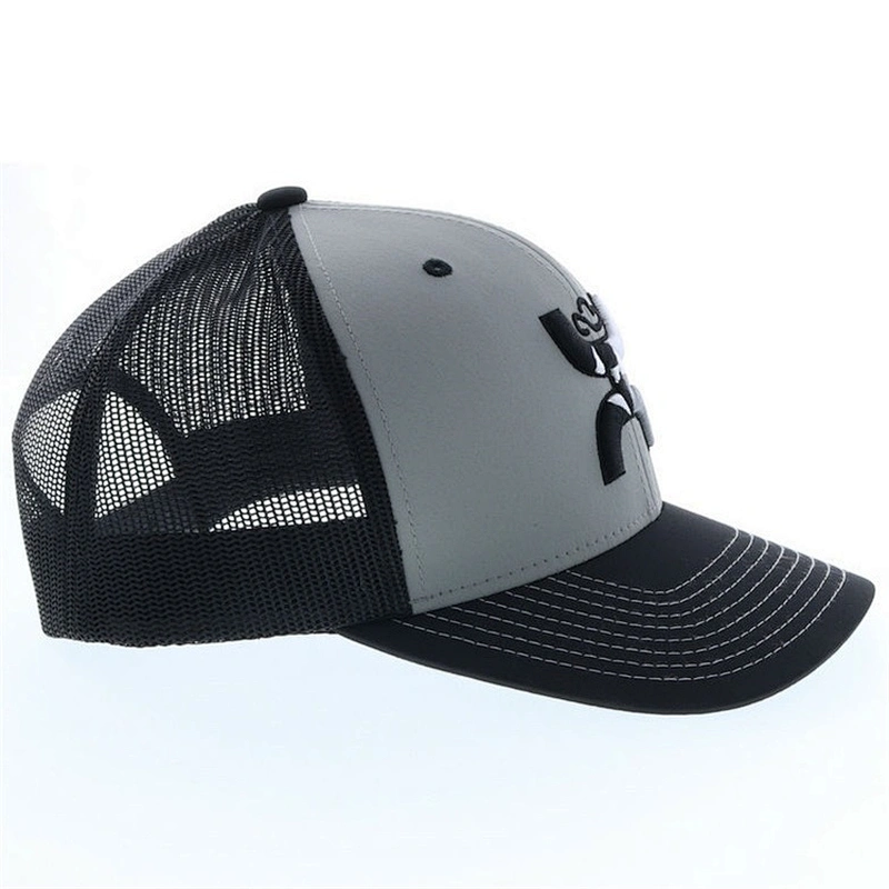 Trucker Wholesale Mens Embroidery Trucker Cap,Grey 6 Panel Outdoor Research Trucker Hat,Design Plain Logo Men Black Mesh Trucker