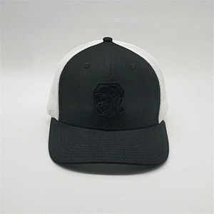 High Quality Plain Sport 6 Panel Black Plain White Blank Metal Logo Trucker Mesh Hats For Sale