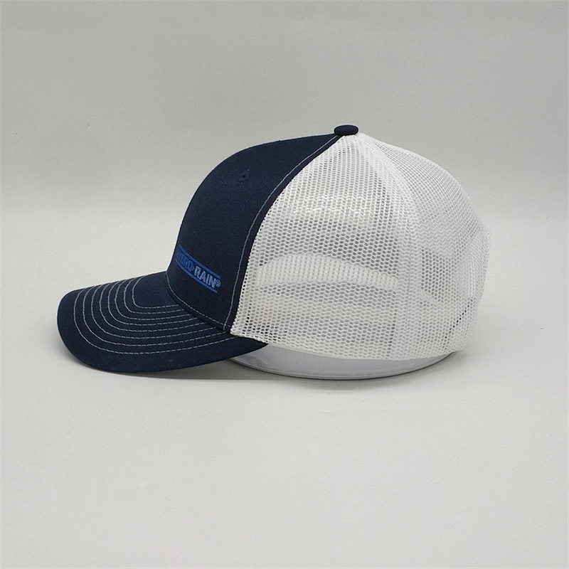 Cheap price OEM Adjustable Trucker Hat Cap Mesh ,Customized Flat Embroidery Logo Trucker Cap , 6 Panel  Plain Truck