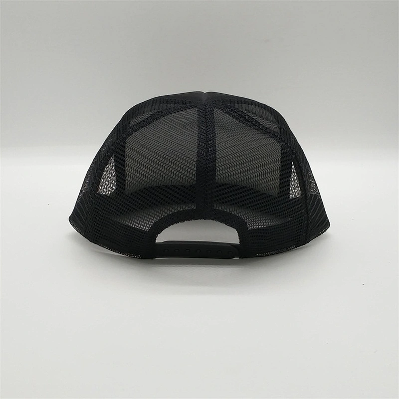 Custom Printed 6 Panel Mesh Snap Back Flat Brim Trucker Hats