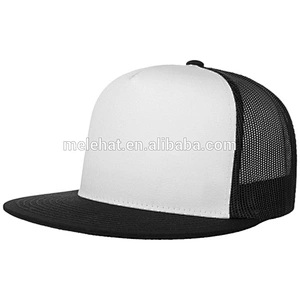 Guangzhou Factory Custom Meidiney Plain Foam Front Mesh Back Twotone Trucker Hat Caps