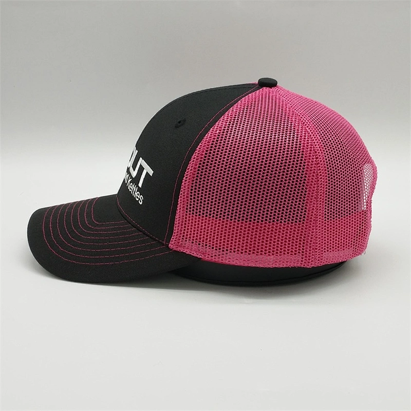 Customize Plain Embroidered Pink Trucker Hats,Wholesale One Size Fits All Cap,Personalized Promotion Hip Hop Mesh Trucker Caps