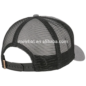 Wholesale Custom Meidiney 5 Panel Blank Curved Brim Mesh Truker Cap Hats