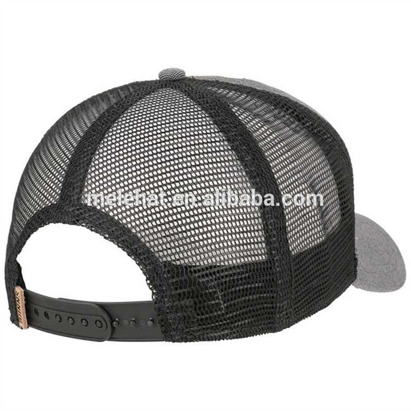 Wholesale Custom Meidiney 5 Panel Blank Curved Brim Mesh Truker Cap Hats