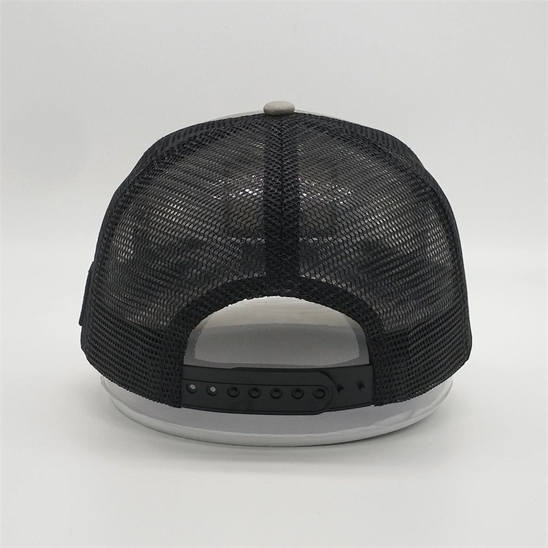 High Quality Custom High Crown 5 Panel Unstructured Snapback Cap Embroidery 3d Foam Front Trucker Hat With Patch