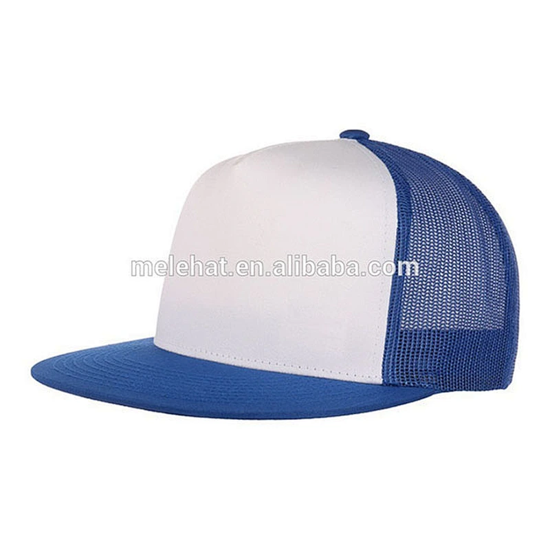 Guangzhou Factory Custom Meidiney Plain Foam Front Mesh Back Twotone Trucker Hat Caps