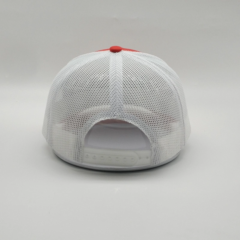 OEM Sublimation Red Trucker Cap,Customized Embroidery 6 Panel Patch Baseball Hat,Men Women Grateful Fitted Trucker Hat