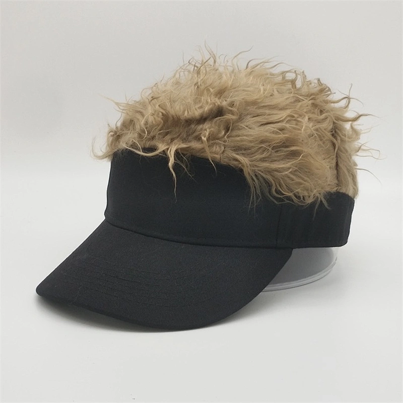 2019 Wholesale Customized Washed Hats Green Messy Mesh Curved Blank Worn Out Distressed Ponytail Trucker Cap With Magic Tape