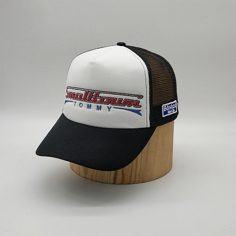 High Quality Custom 5 Panels Foam Front Mesh Back Sports Mesh Trucker Hats