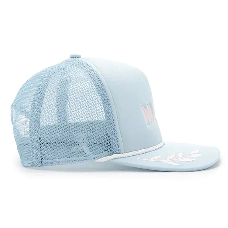 Custom Meidiney Womens Maui Embroidered Rope Mesh Trucker Hats For Sale