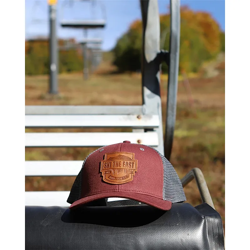 Youth 100 Polyester Classical Customised Canvas Woven Patch Snapback Hat Trucker Caps With Embroidery