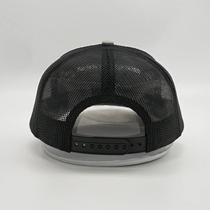 2019 Wholesale New Custom Black Mesh Hat,6 Panel Heather Grey Trucker Hats,3D Embroidery Logo Baseball Cap