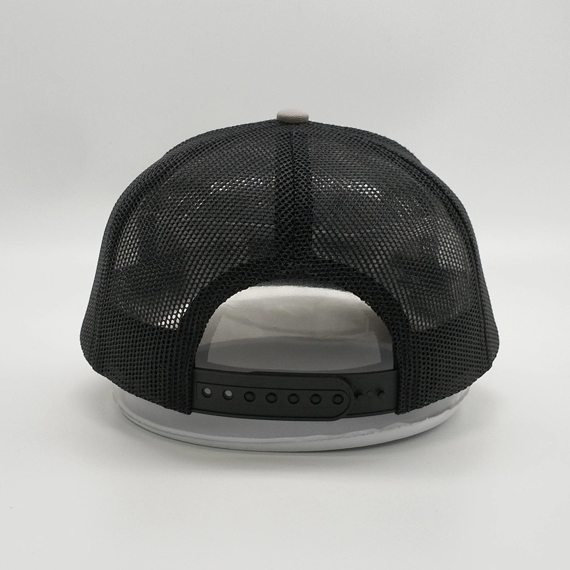 2019 Wholesale New Custom Black Mesh Hat,6 Panel Heather Grey Trucker Hats,3D Embroidery Logo Baseball Cap