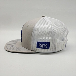 Wholesale Custom High Quality 3D Embroidery  Wear-out Mesh Trucker Hat For Unisex