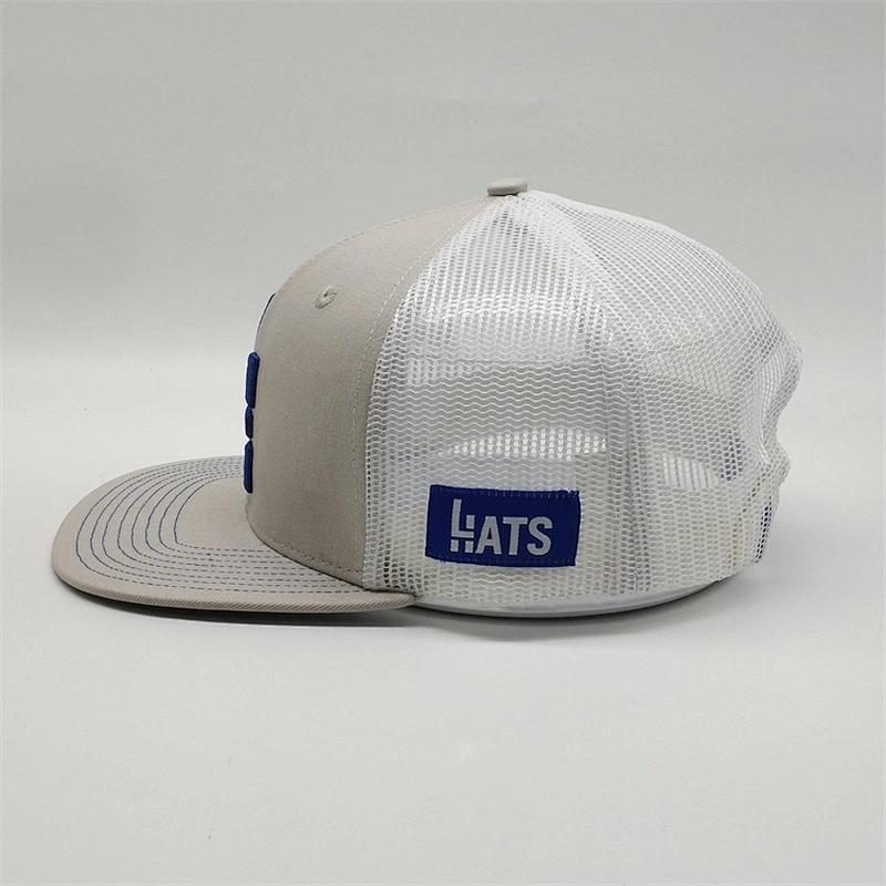 Wholesale Custom High Quality 3D Embroidery  Wear-out Mesh Trucker Hat For Unisex