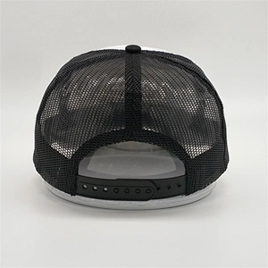 Wholesale Custom 5 Panel 3D Golden Embroidery Patch Foam Mesh fashion sports Trucker Caps Hat