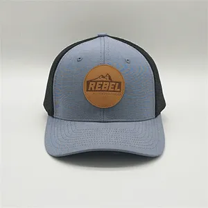 Fashion Design Custom OEM 6 Panel Mesh Trucker Caps , Mesh Embroidery Patch  Logo Trucker Caps, Outdoor Sports Trucker Hats