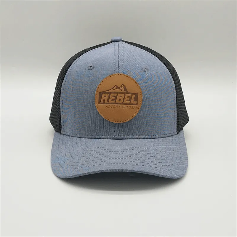 Fashion Design Custom OEM 6 Panel Mesh Trucker Caps , Mesh Embroidery Patch  Logo Trucker Caps, Outdoor Sports Trucker Hats