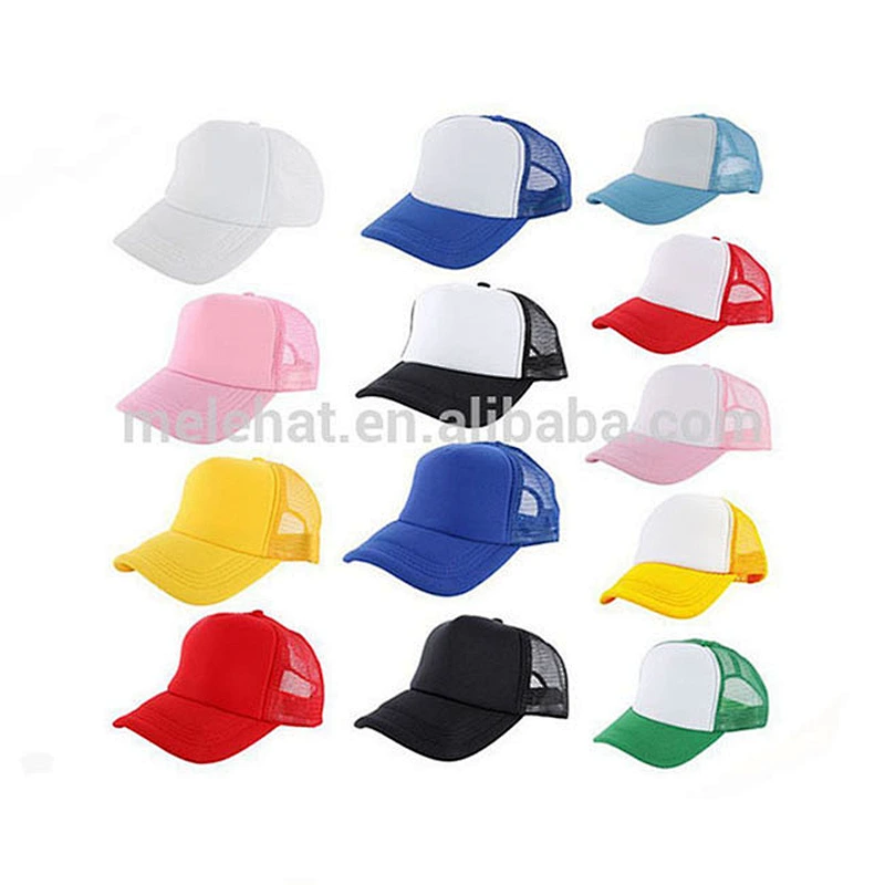 Wholesale Custom Meidiney Foam Font Blank Curved Brim Trucker Hats
