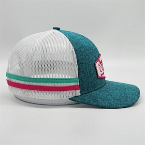 High Quality Women Fashion Custom Patch Baseball Caps,6 Panel Mesh Snap Back Hat,Embroidery 112 Trucker Hat