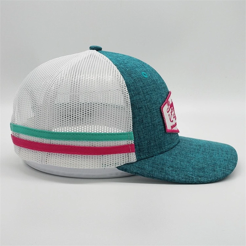 High Quality Women Fashion Custom Patch Baseball Caps,6 Panel Mesh Snap Back Hat,Embroidery 112 Trucker Hat