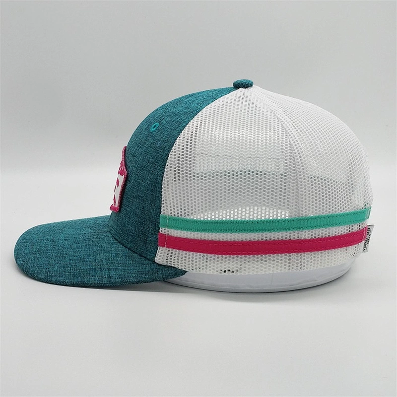 High Quality Women Fashion Custom Patch Baseball Caps,6 Panel Mesh Snap Back Hat,Embroidery 112 Trucker Hat
