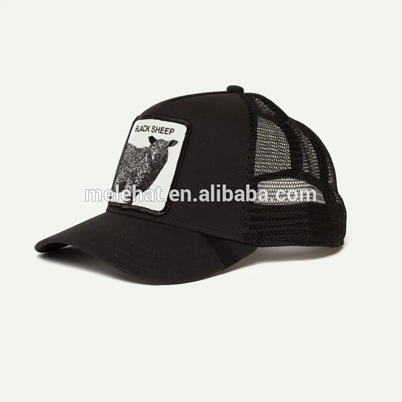 Custom Meidiney Variety Style Embroidery Animal Patch Mesh Back Trucker Hats