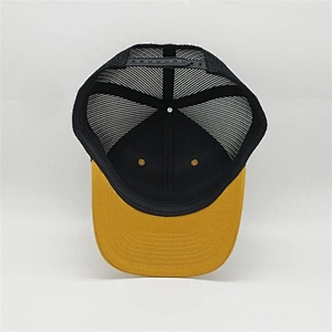 2019 Customized Made 6 Panel Plain High Quality Adjustable Mesh Embroidered  Trucker Cap Hats
