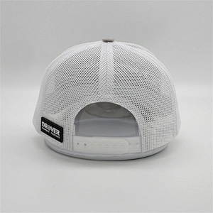 Top Quality Low Price Trucker Caps,Customized Your Own PVC White Mesh Caps,Heather Gray Embroidery Trucker Hats