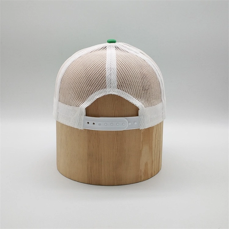 Custom Green Color Embroidery Logo Mesh Snapback Trucker Hat