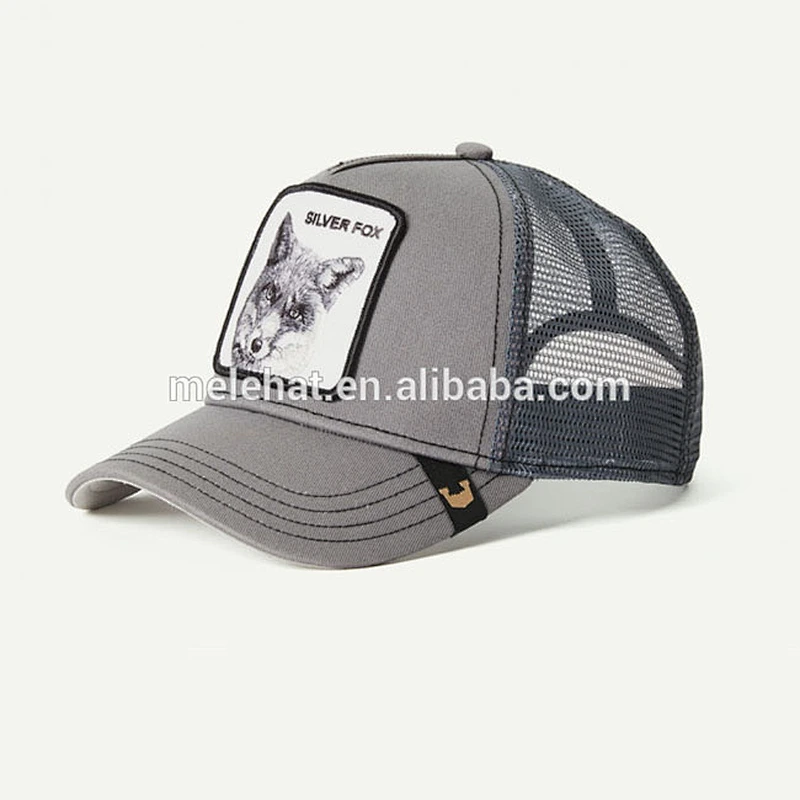 Custom Meidiney 5 Panel Embroidery Patch Logo Mesh Trucker Cap