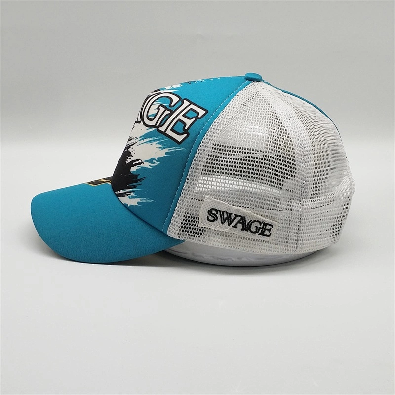 New Style Custom Printing Trucker Hip Hop Hats Caps,Cotton Mesh Material Trucker Caps  Logo,Women Flat Bill Baseball Polyester